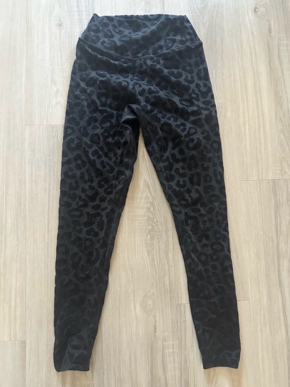 Balance Athletica/Vitality Black Leopard Print Leggings - Small